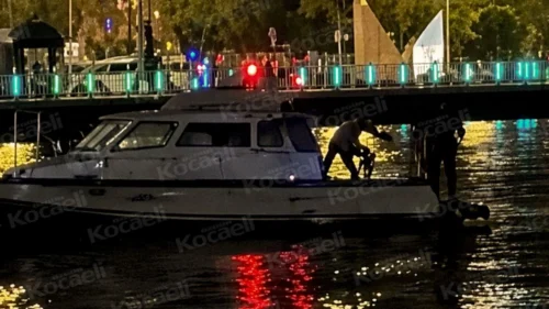 İzmit’te denize atlayan vatandaşa anında yardım eli uzandı