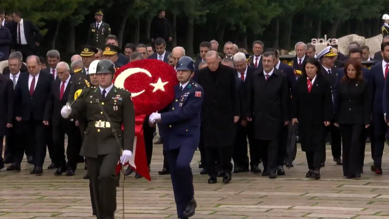 103. Yılında Cumhuriyet İçin Anıtkabir’de Görkemli Tören
