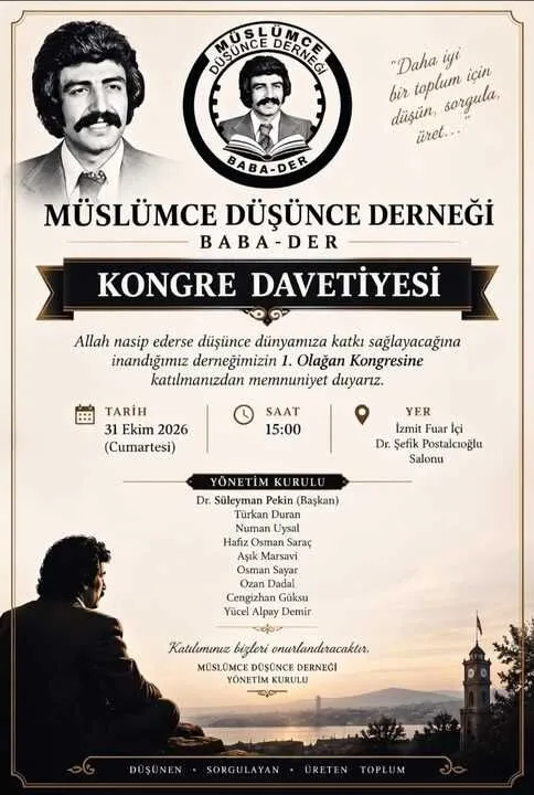 Müslümce Düşünce Derneği İlk Kongreyle Yeni Döneme Giriyor