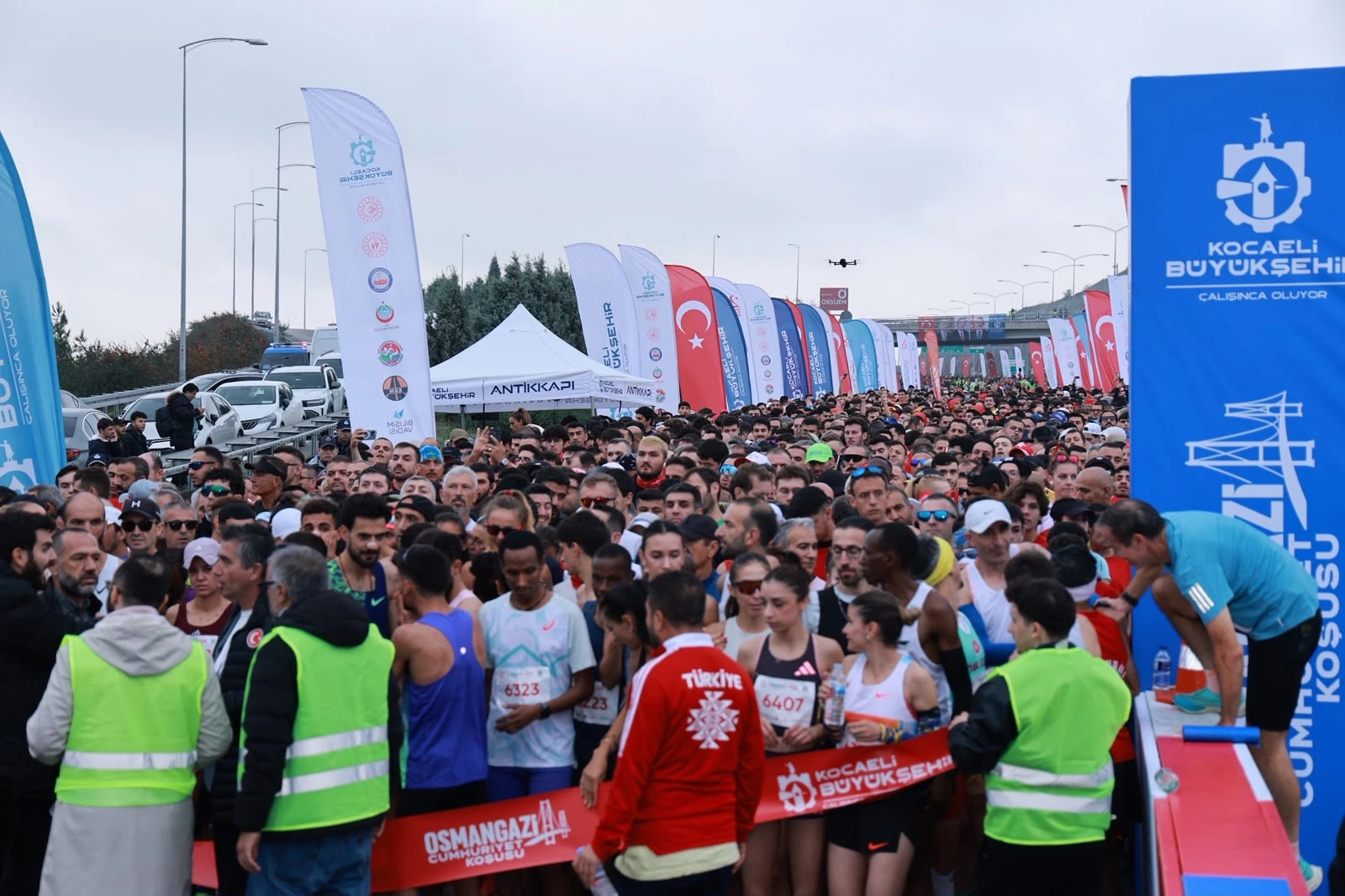 Başkan Büyükgöz Osmangazi Cumhuriyet Koşusu heyecanına ortak oldu