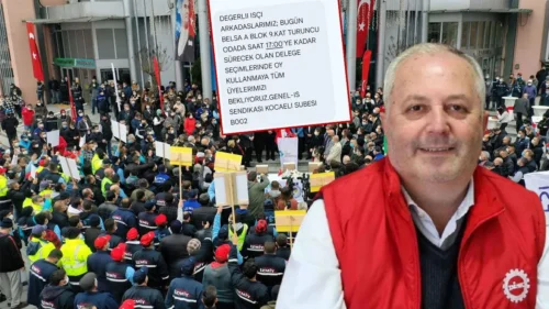 İzmit’te Genel İş Delege Seçimine İşçilerden Yoğun Tepki