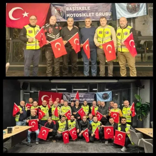 Başiskele Motosiklet Grubu Cumhuriyet Buluşmasıyla Coştu