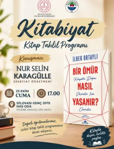 Dilovası Öğretmenleri “Kitabiyat” Programında Buluşuyor