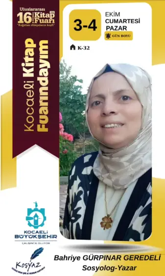 SOSYOLOG-YAZAR BAHRİYE GÜRPINAR GEREDELİ