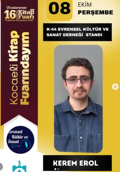 Şair Kerem Erol Okurlarıyla Buluşuyor