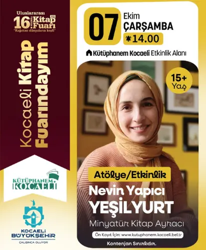 Sanat Dolu Bir Atölye “Minyatür Kitap Ayraçları”