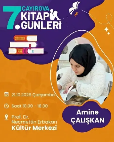 YAZAR AMİNE ÇALIŞKAN KİTAP GÜNLERİ’NDE