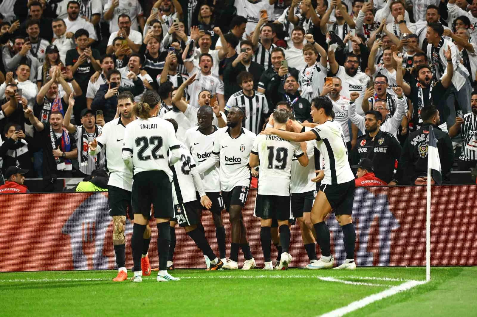 Beşiktaş’ın Avrupa Kupaları Karnesi: 7 Galibiyet, 1 Beraberlik, 1 Mağlubiyet
