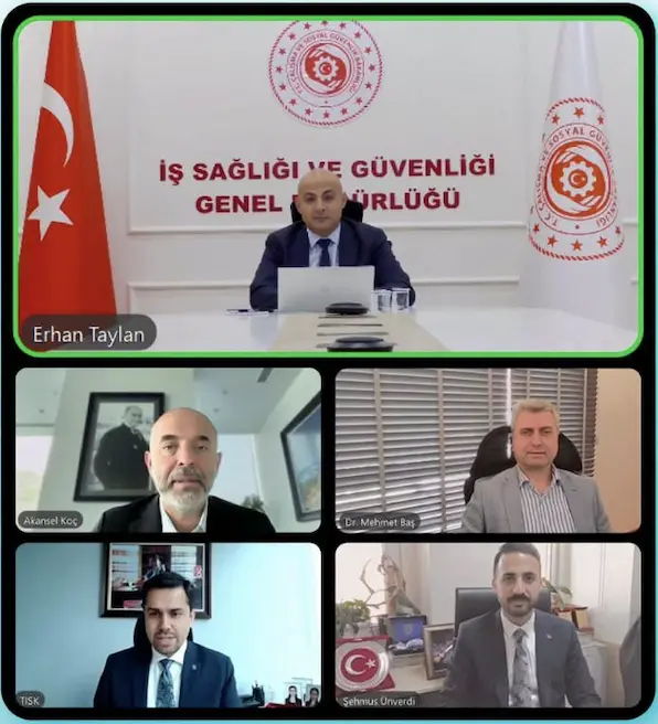 TİSK AKADEMİ VE GÜNCEL İSG EĞİTİMLERİ WEBİNARI GERÇEKLEŞTİRİLDİ
İSG’DE DİJİTAL DÖNÜŞÜM
