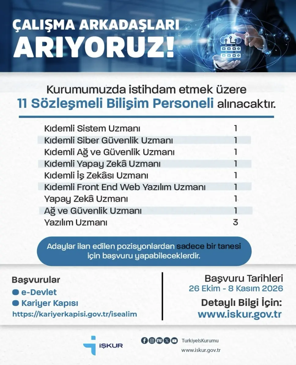 İŞKUR GENÇLİK PROGRAMI BAŞVURULARI BAŞLADI YENİ İSTİHDAM FIRSATI