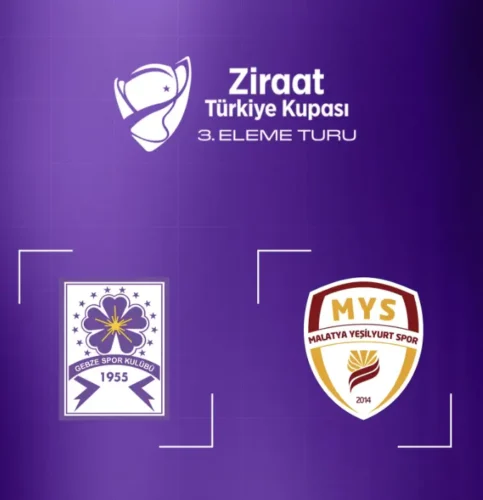 GEBZESPOR’UN ZİRAAT TÜRKİYE KUPASI’NDAKİ RAKİBİ BELLİ OLDU