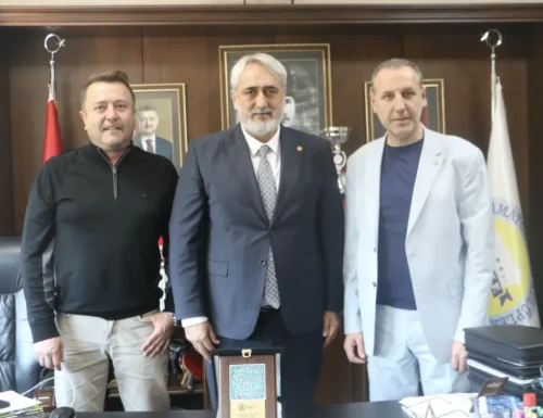 MURAT AYDIN’A TEBRİK ZİYARETİ