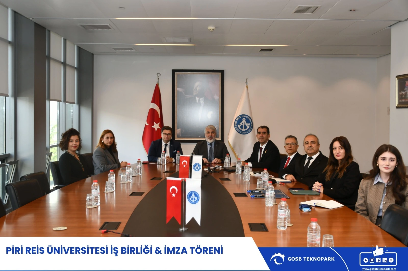 GOSB TEKNOPARK VE PİRİ REİS ÜNİVERSİTESİ’NDEN AR-GE VE İNOVASYON İÇİN STRATEJİK İŞ BİRLİĞİ
