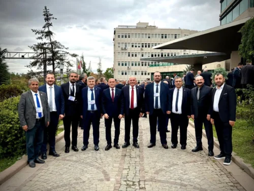 GEBZE ESNAF ODASI BAŞKANI ALPER DEMİR TESK GENEL KURULU’NA KATILDI